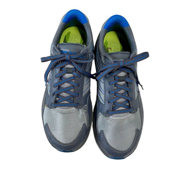 Skechers Max Cushion 5 Size 8 Athletic Running Sneakers Mesh & Leather - Picture 4 of 6